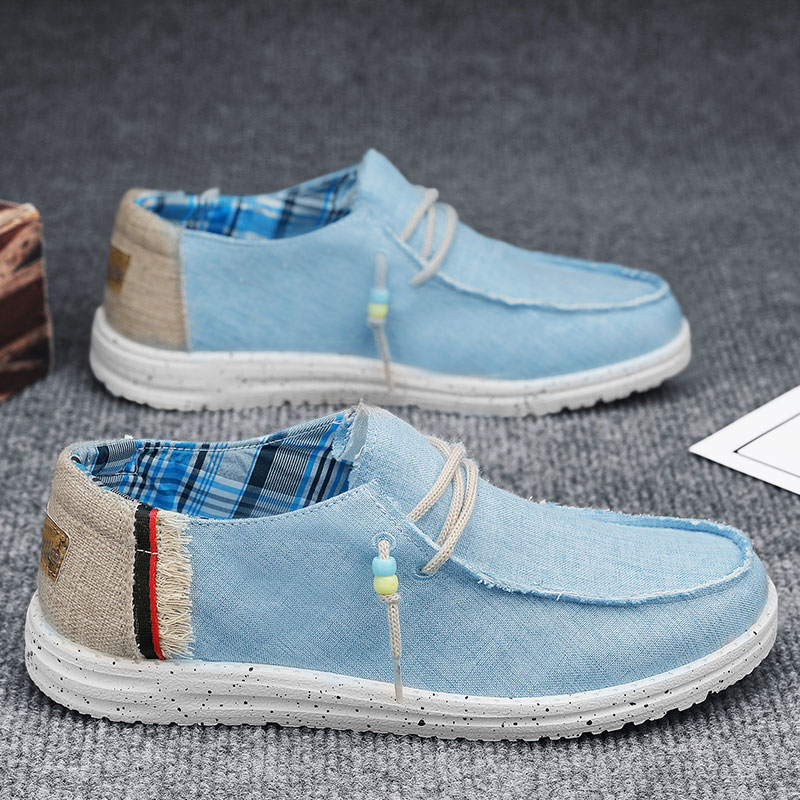 Men'S Shoes Navy Blue - Primavera Verano azul zapatos náuticos casuales