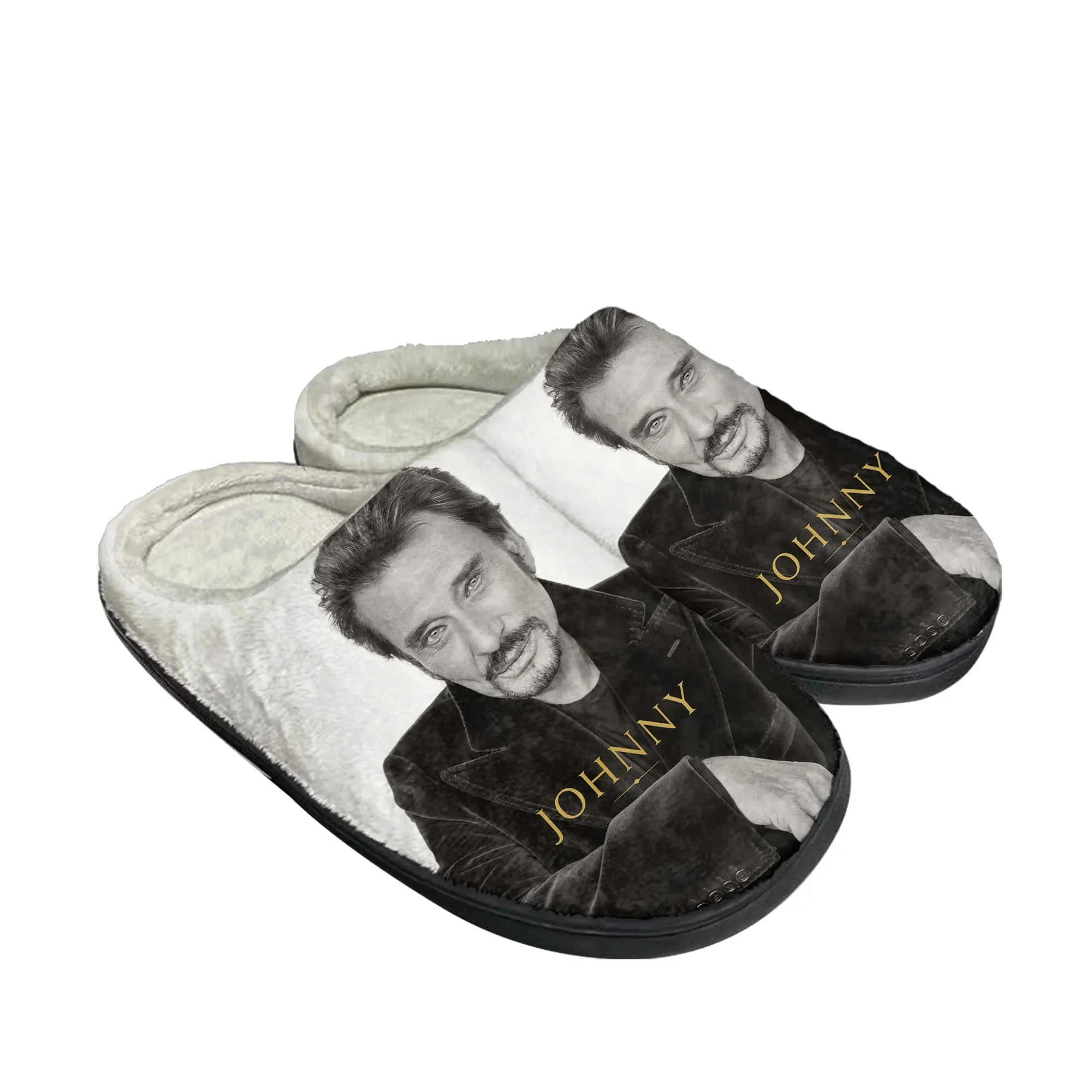 Men Shoes Winter - Pantuflas personalizadas de algodón con diseño