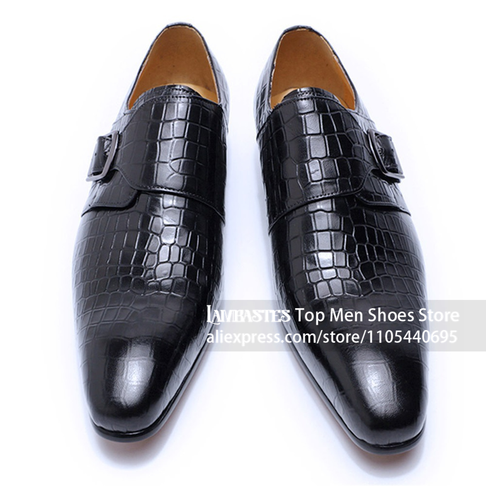 Men'S Shoes Navy Blue - Zapatos de Vestir de Cuero con