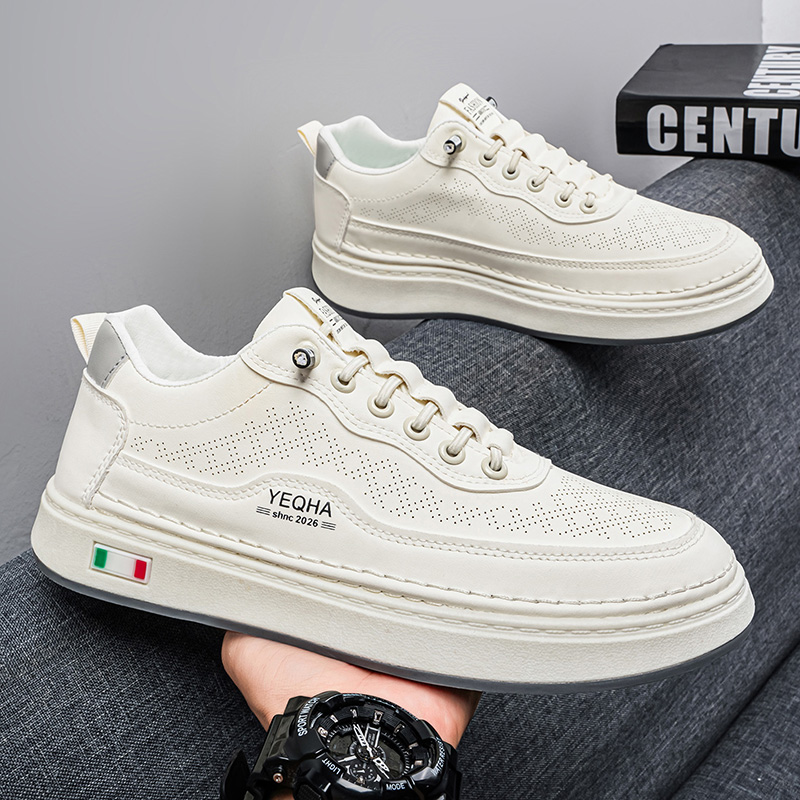 Men'S Shoes Slip On - Zapatos planos de lona retro para