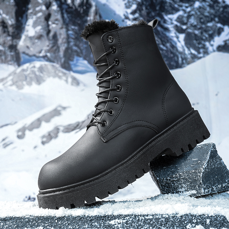 Men'S Shoes For Work - Botas de invierno para hombre, cálidas,