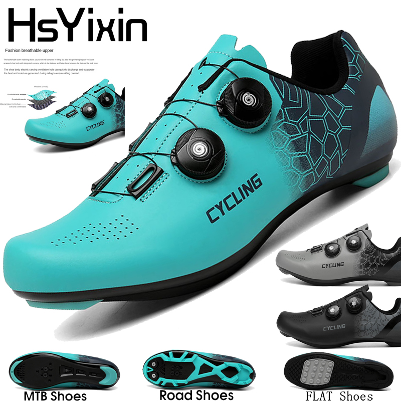 Men'S Shoes Diabetic - Zapatillas de Ciclismo para Hombre, Transpirables,
