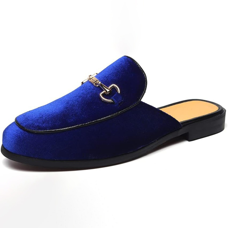 Zapatos mulas para hombre nuev - Men'S Shoes Navy Blue reseña y precio