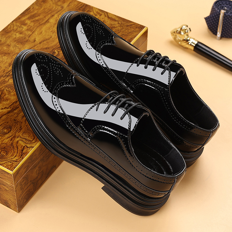 Zapatos de vestir de charol pa - Men Shoes Oxford reseña y precio