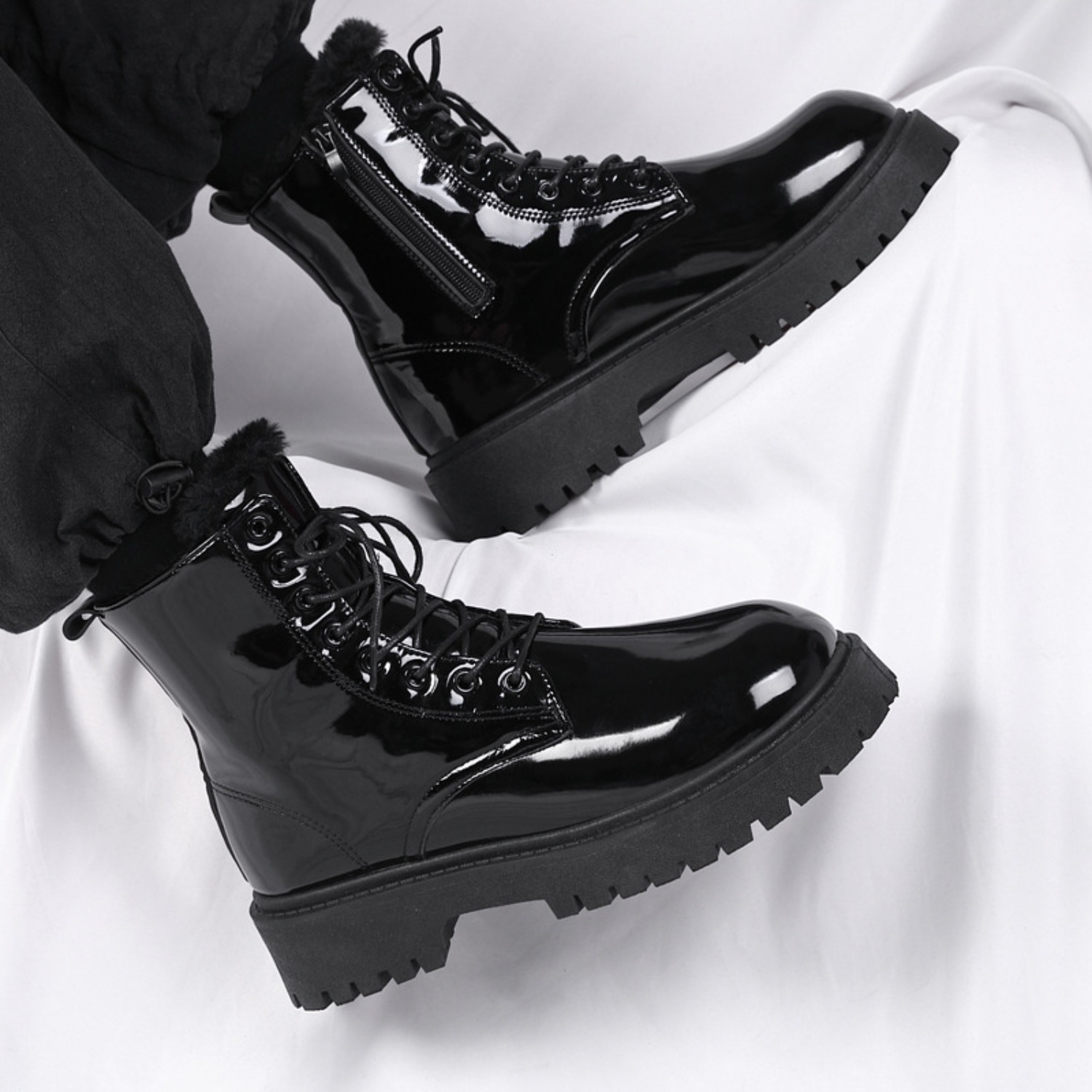 Botas de invierno para hombre, - Men'S Shoes For Work reseña y precio