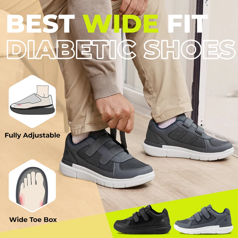Zapatos Diabéticos FitVille pa - Men'S Shoes Diabetic reseña y precio