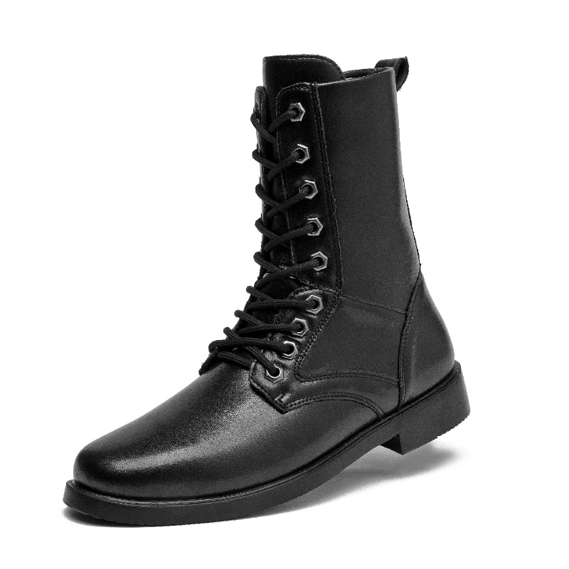 Botas de Cuero de Caña Alta, B - Men'S Shoes For Work reseña y precio