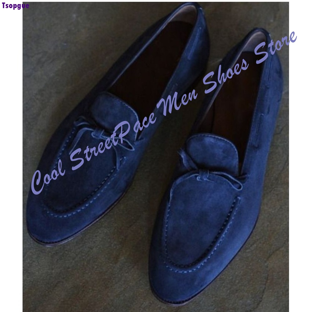 Mocasines Casuales de Negocios - Men'S Shoes Navy Blue reseña y precio