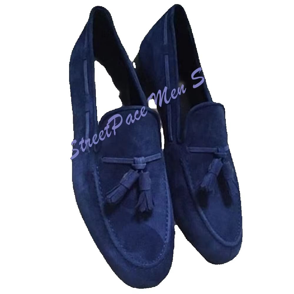 Mocasines Casuales de Negocios - Men'S Shoes Navy Blue reseña y precio
