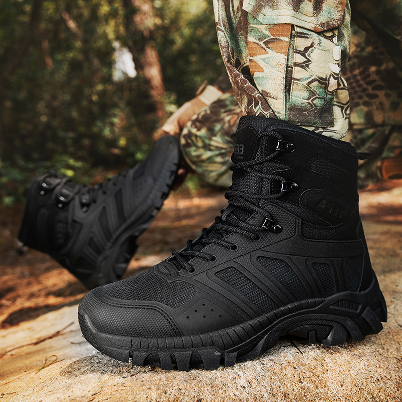 Botas tácticas con cordones pa - Men'S Shoes For Work reseña y precio