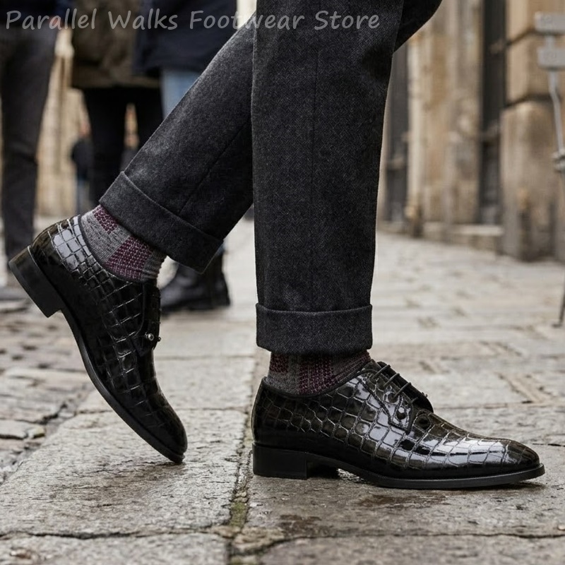 Zapatos Oxford de charol para  - Men Shoes Oxford reseña y precio