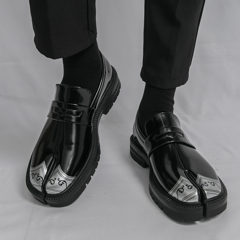 Mocasines con punta abierta de - Men'S Shoes Japanese Brand reseña y precio