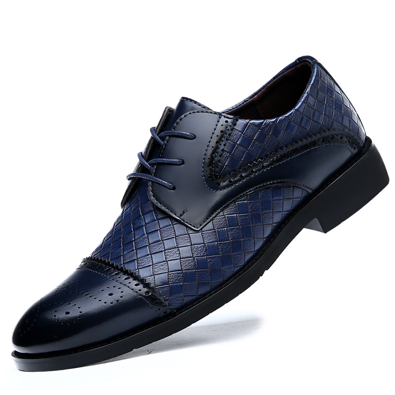 Zapatos Oxford de vestir forma - Men'S Shoes Navy Blue reseña y precio