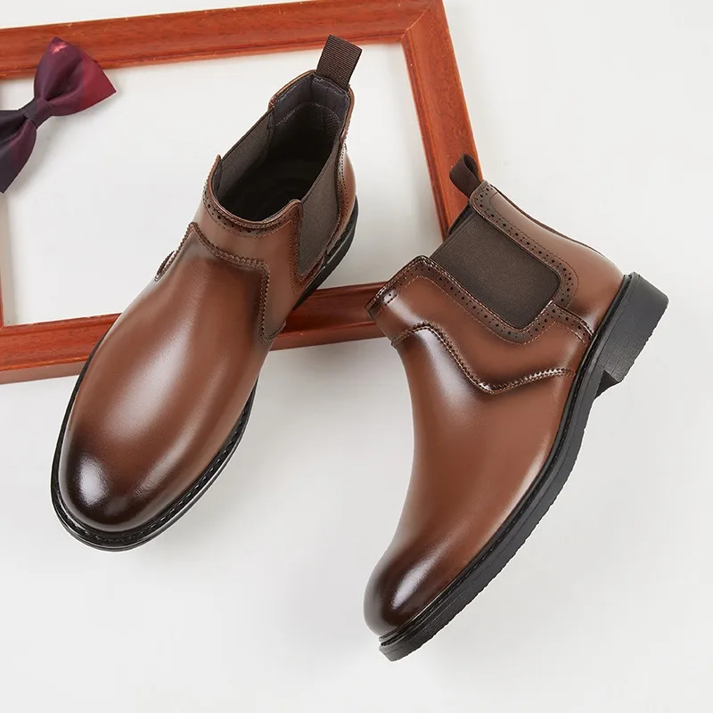 Botas Oxford de cuero Vintage  - Men Shoes Oxford reseña y precio