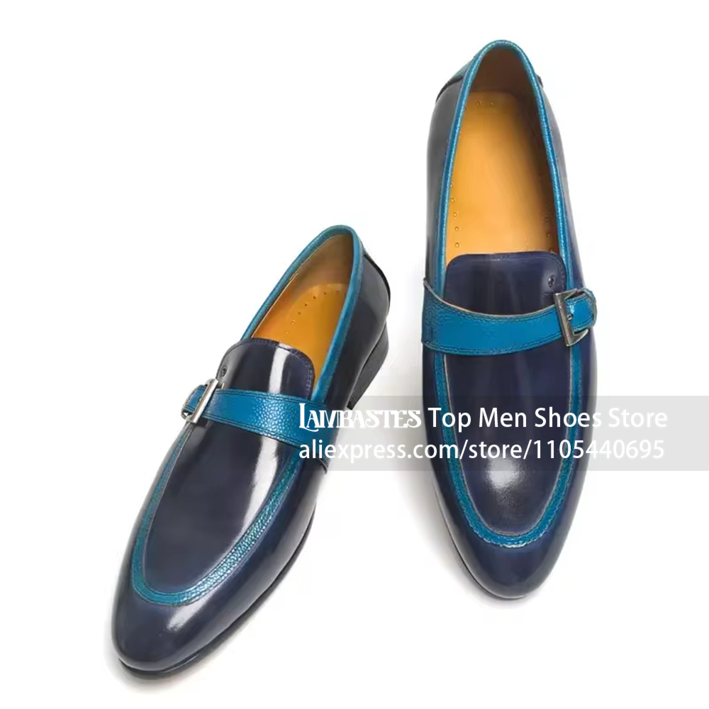 Mocasines Penny Azul Marino co - Men'S Shoes Navy Blue reseña y precio