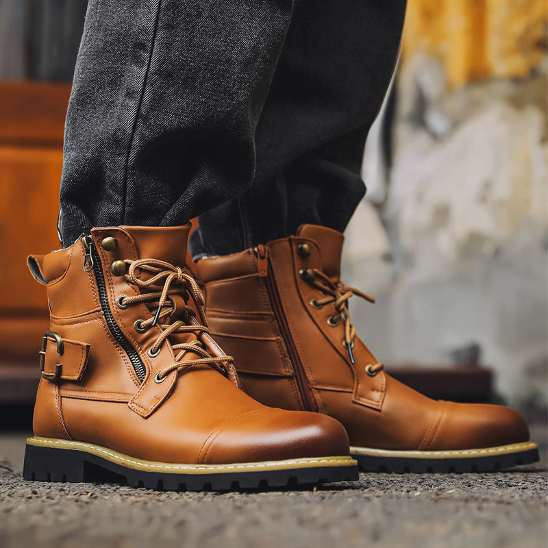 Botas de cuero de calidad para - Men Shoes Oxford reseña y precio