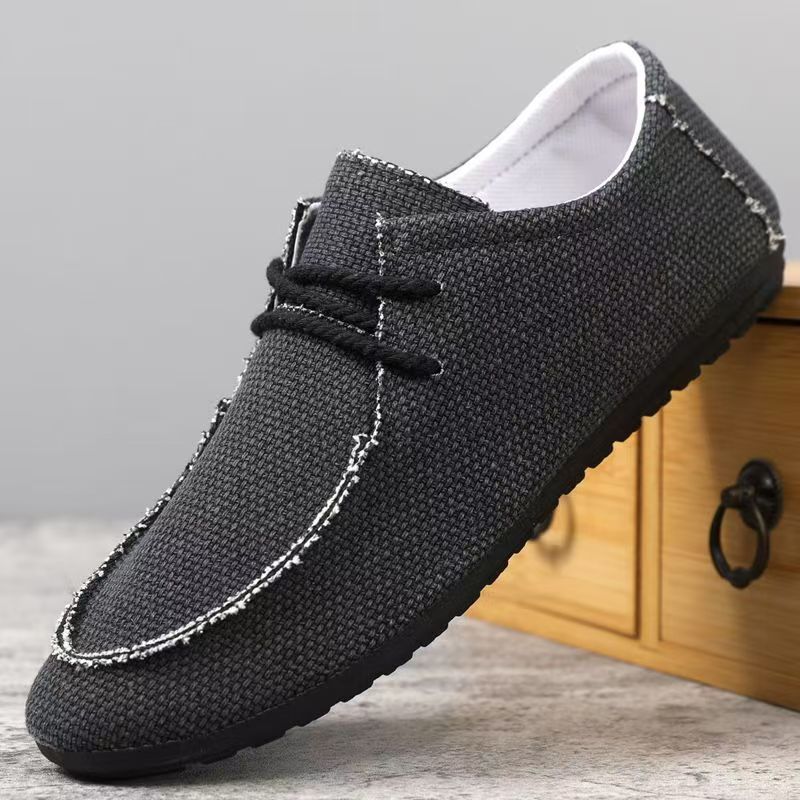Zapatos de lona con cordones p - Men'S Shoes For Work reseña y precio