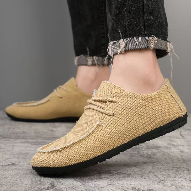 Zapatos de lona con cordones p - Men'S Shoes For Work reseña y precio