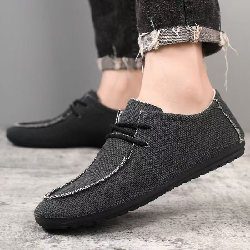 Zapatos de lona con cordones p - Men'S Shoes For Work reseña y precio